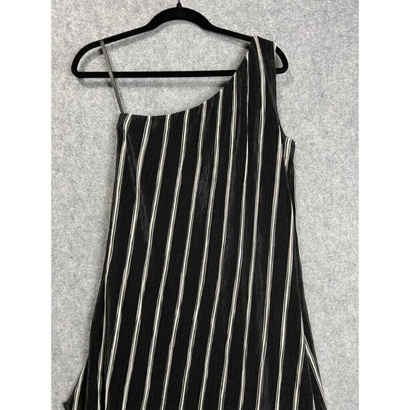 House of Harlow 1960 X Revolve Dress Women Small Black One shoulder asymmetrical - Picture 3 of 9